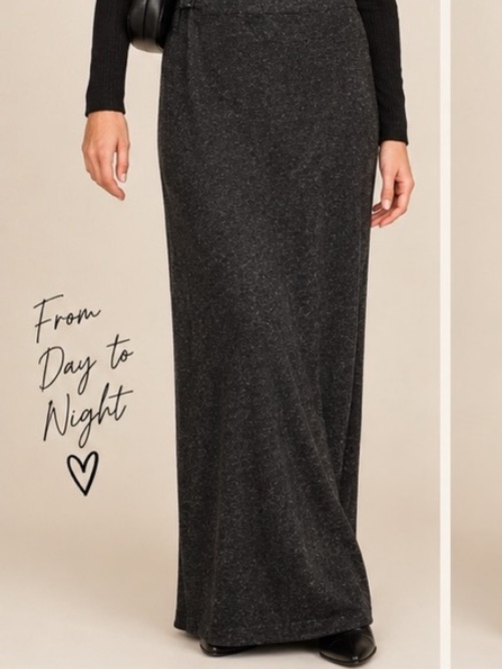 ZARA Trafaluc Fall Winter‎ T-Shirt Collection Maxi Skirt
